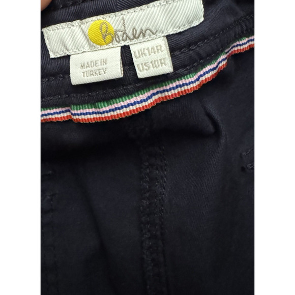 Boden Womens Pants Size 10 Navy Blue “British Style” Straight NWT - Picture 7 of 8